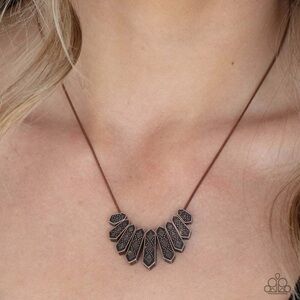 Paparazzi Monumental March - Copper Necklace